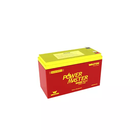 WALTON POWER MASTER WB1275 12VOLT 7.5AH SEALED BATTERY