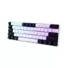DAREU EK861S WIRED RGB GAMING KEYBOARD WHITE ON BLACK-gallery-1