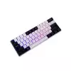 DAREU EK861S WIRED RGB GAMING KEYBOARD WHITE ON BLACK-gallery-2