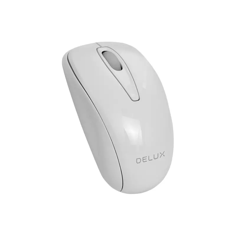 DELUX M107GX WIRELESS GAMING MOUSE (WHITE)-gallery-1