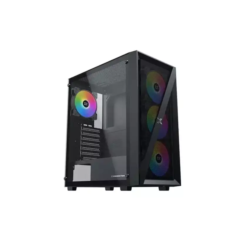 XIGMATEK BLADE RGB ATX MID TOWER GAMING CASE BLACK