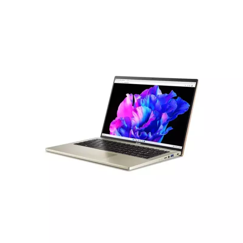 Acer Swift Go 14 SFG14-71 Intel Core i5 13500H 13th Gen 16GB RAM 512GB SSD 14 Inch WQXGA+ OLED Display Sunshiny Gold Laptop (NX.KPZSI.002)-gallery-1