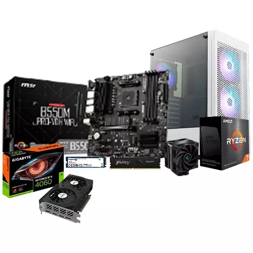 AMD Ryzen 7 5700X MSI B550M PRO-VDH WIFI Motherboard 16GB RAM 1TB SSD Gaming PC