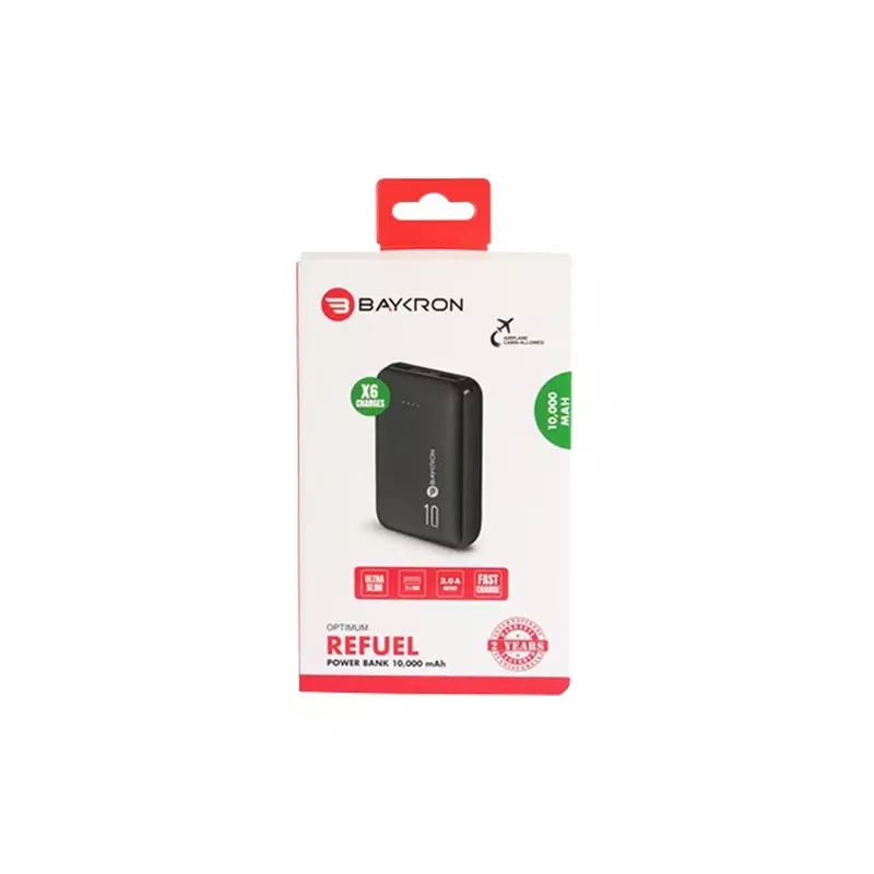Baykron BA-PB-BLK-100 10000 mAh Power Bank-gallery-1