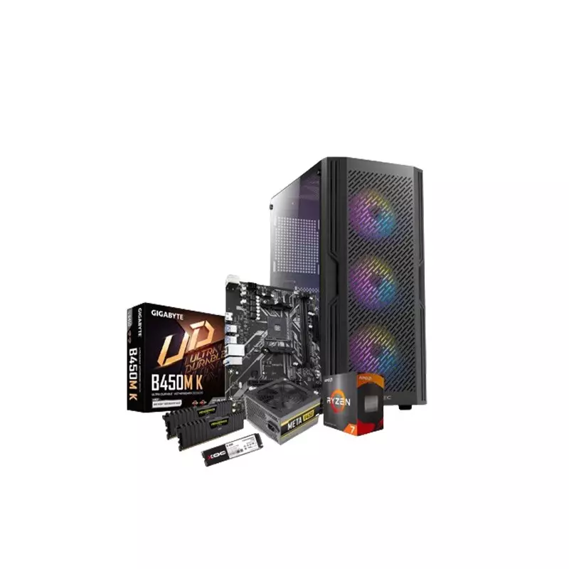 AMD Ryzen 7 5700G Gigabyte B450M Motherboard 16GB RAM 512GB SSD Desktop PC