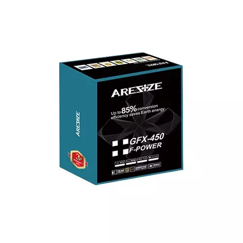 Aresze GFX-450 80Plus 450 Watt Bronze Power Supply-gallery-3