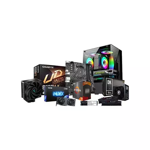 AMD RYZEN 7 5700X GIGABYTE B550M K Motherboard 16GB RAM 512GB SSD Gaming PC with Graphics Card