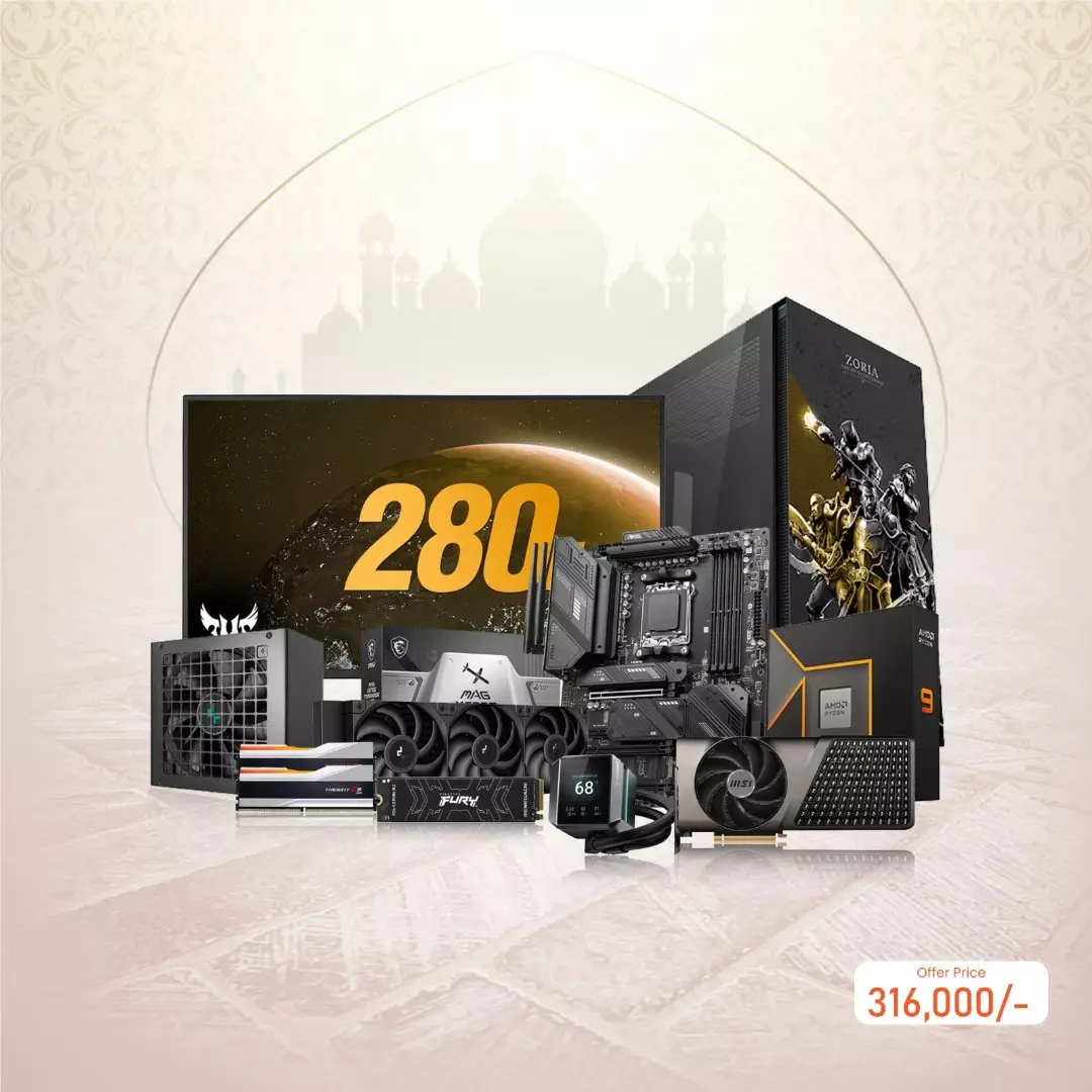 AMD Ryzen 9 9900X MSI MAG X670E TOMAHAWK WIFI 32GB RAM 1TB SSD Gaming PC with GeForce RTX 4070 Ti SUPER Graphics