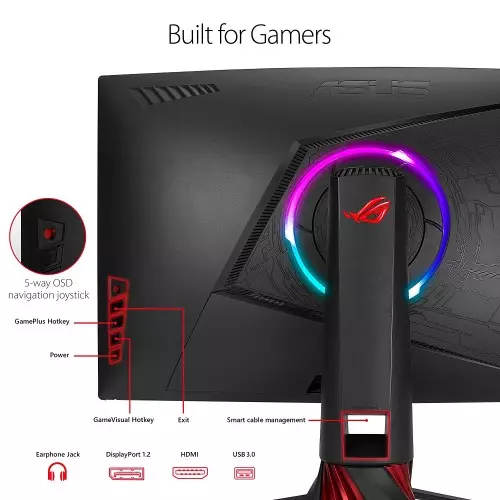 ASUS ROG Strix XG35VQ 35 inch WQHD Curved 100 Hz FreeSync LCD Gaming Monitor-gallery-3