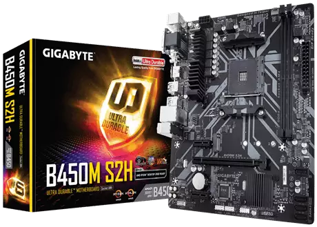 GIGABYTE AMD B450M S2H Ultra Durable Motherboard