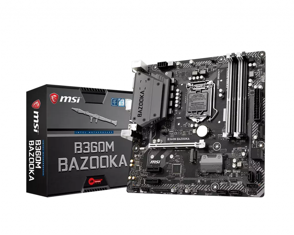 MSI B360M BAZOOKA Gaming Motherboard