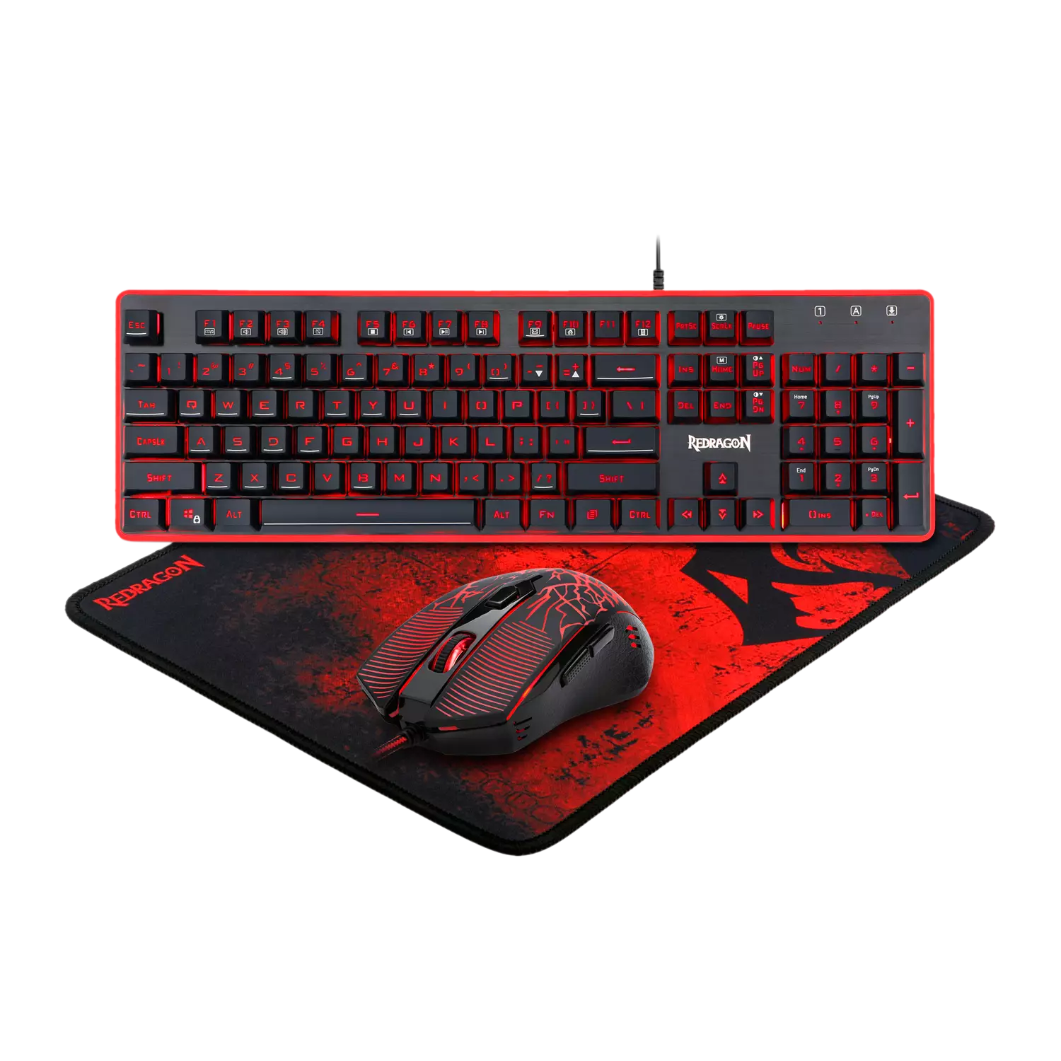 Redragon S107 Gaming Keyboard Mouse Mouse Pad Combo-gallery-5