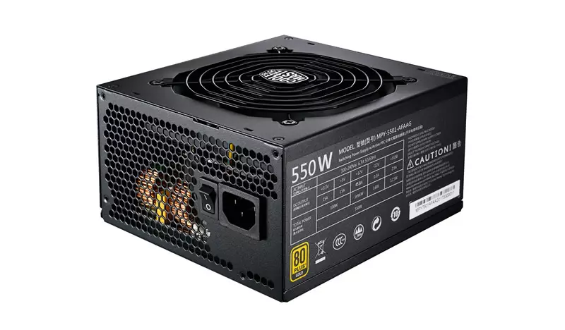 Cooler Master MWE 550W Fully Modular 80 Plus Gold Certified Power Supply