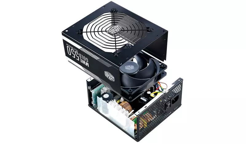 Cooler Master MWE 550W Fully Modular 80 Plus Gold Certified Power Supply-gallery-2