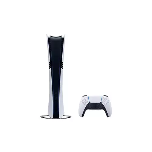 Sony PS5 Pro Gaming Console With Wireless Controller - Black & White-gallery-2