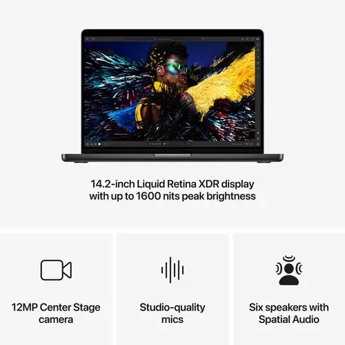 Apple MacBook Pro 14-inch M4 Pro Chip 12C CPU 16C GPU 24GB RAM 512GB SSD Space Black-gallery-3