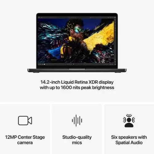 Apple MacBook Pro 14-inch M4 Chip 10C CPU 10C GPU 16GB RAM 1TB SSD-gallery-2