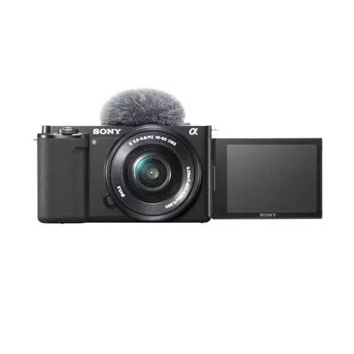 Sony ZV-E10 24.2MP 4k Touchscreen Vlogging Digital Camera with 16-50mm Lens-gallery-1