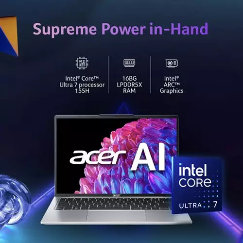 Acer Swift Go SFG14-73T Ultra 7 155H 14" Touch Laptop