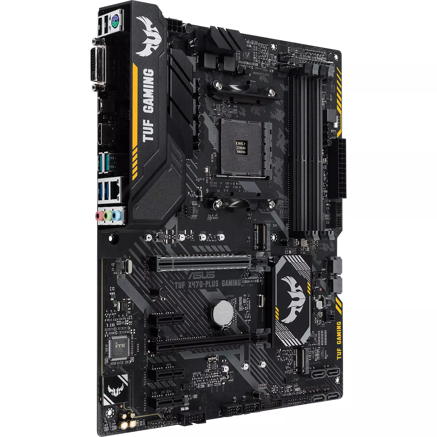 ASUS TUF X470 PLUS ATX AMD GAMING MOTHERBOARD-gallery-1