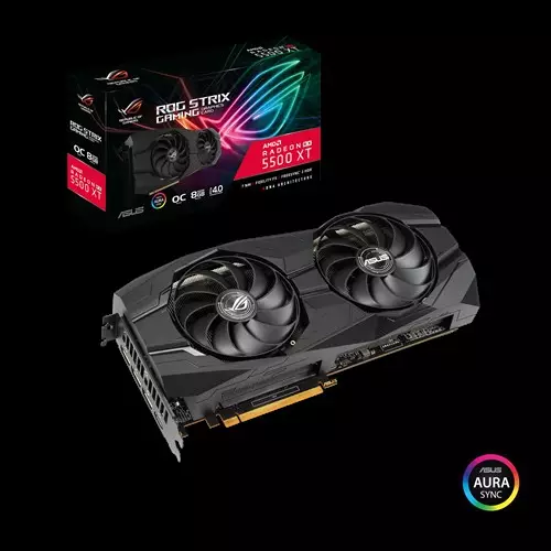 ASUS ROG STRIX RX 5500 XT OC GAMING 8GB Graphics Card