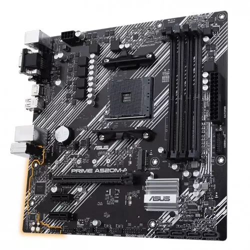 Asus Prime A520M-A Micro ATX AM4 Motherboard-gallery-1