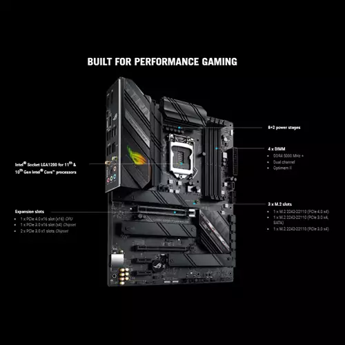 Asus ROG STRIX B560-F GAMING WIFI LGA 1200 ATX Motherboard-gallery-1