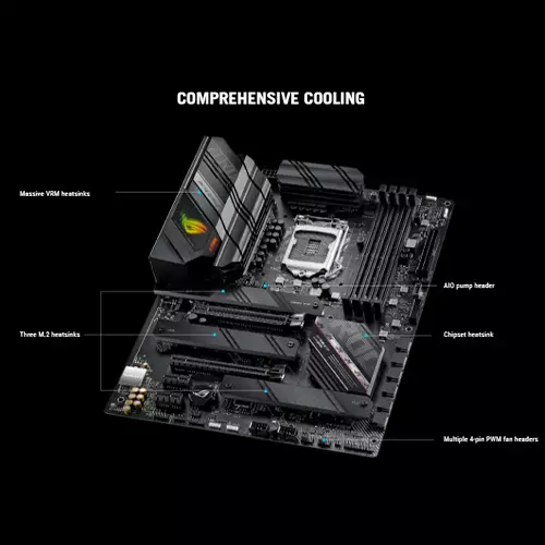 Asus ROG STRIX B560-F GAMING WIFI LGA 1200 ATX Motherboard-gallery-4