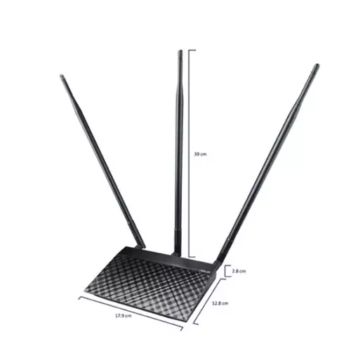 Asus RT-N14UHP 3000Mbps 3 Antenna High Power N300 3-in-1 Wi-Fi Router-gallery-1
