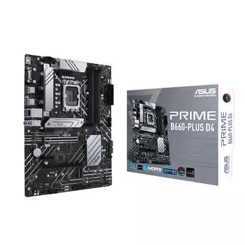 Asus PRIME B660-PLUS D4 Intel LGA 1700 12th Gen ATX motherboard