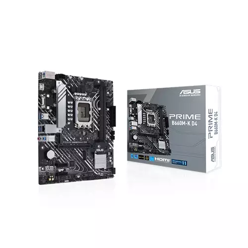 ASUS PRIME B660M-K D4 MICRO-ATX INTEL 12TH GEN MOTHERBOARD
