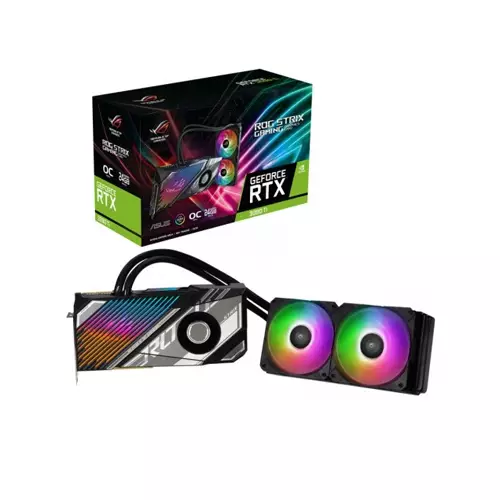 ASUS ROG Strix LC GeForce RTX 3090 Ti OC Edition 24GB GDDR6X Graphics Card