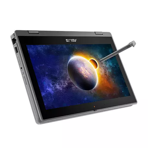 Asus ExpertBook BR1100FKA 11.6 inch HD Touch Display Intel Celeron N4500 4GB RAM 256GB SSD 2 in 1 Laptop With Active Pen-gallery-1