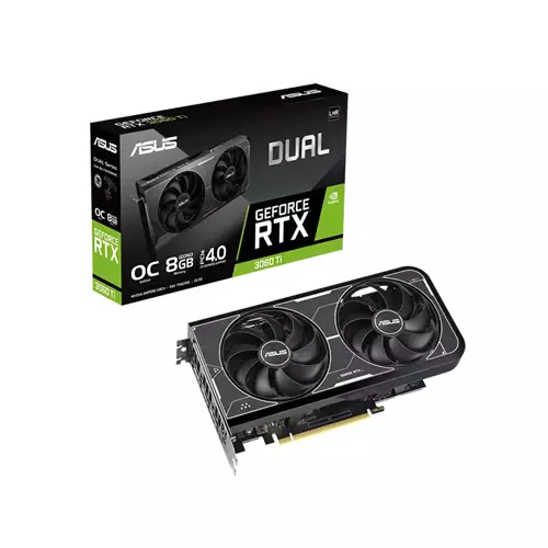 ASUS DUAL GEFORCE RTX 3060 TI OC EDITION 8GB GDDR6X GRAPHICS CARD