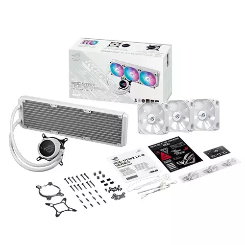 Asus ROG STRIX LC III 360 ARGB All-in-One Liquid CPU Cooler (White)-gallery-5