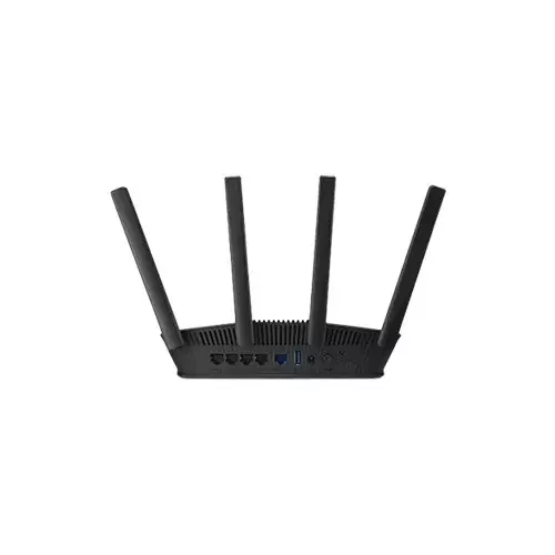 ASUS RT-BE58U Dual Band WiFi 7 4 Antenna Smart AiMesh Extendable Router (Black)-gallery-2
