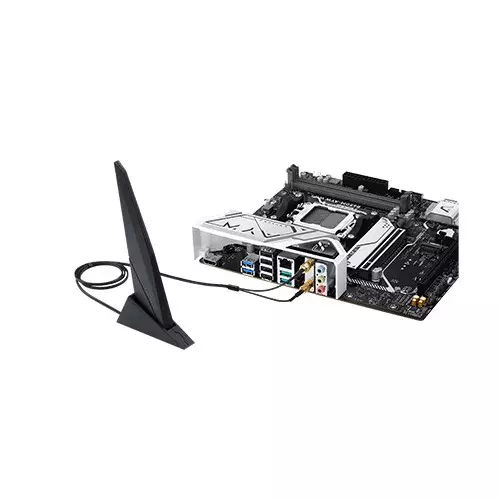 ASUS B650M-AYW WIFI AMD Ryzen AM5 DDR5 Micro-ATX Motherboard-gallery-3