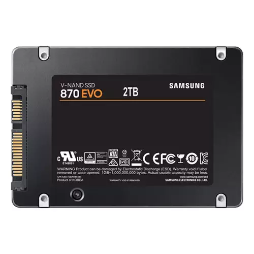 Samsung 870 EVO 2TB 2.5 Inch SATA III Internal SSD-gallery-1