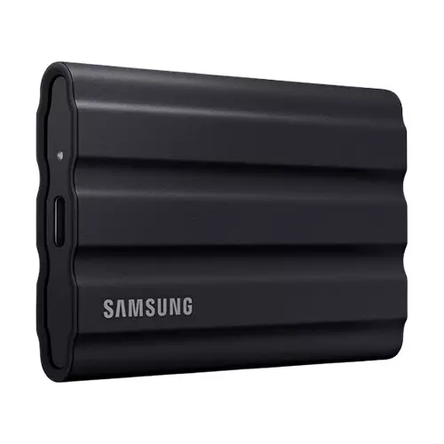 SAMSUNG T7 SHIELD 1TB TYPE-C PORTABLE SSD (BLACK)-gallery-1