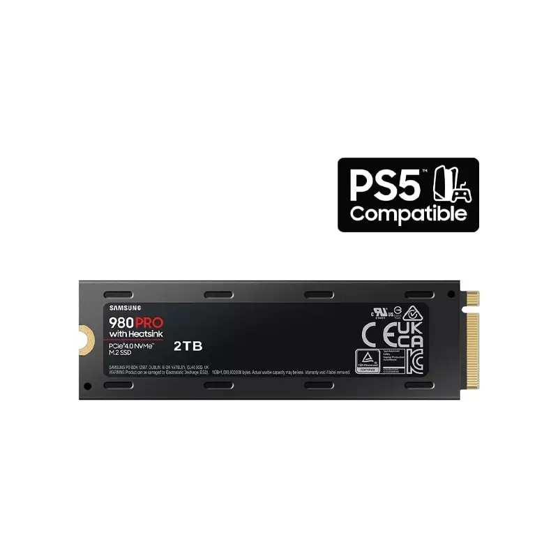 SAMSUNG 980 PRO 2TB WITH HEATSINK PCIE GEN 4 NVME M.2 INTERNAL SSD-gallery-1