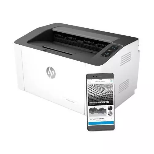 HP 107w Single Function Mono Laser Printer-gallery-3