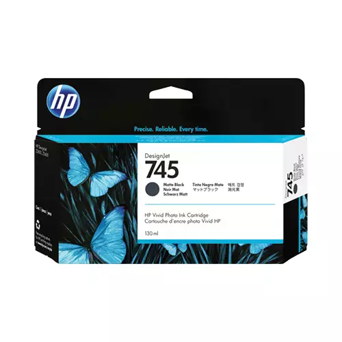 HP 745 130-ML DESIGNJET MATTE BLACK INK CARTRIDGE