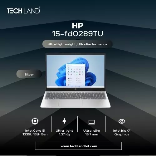 HP 15-fd0289TU Core i5 13th Gen 15.6-Inch FHD Backlit keyboard Laptop