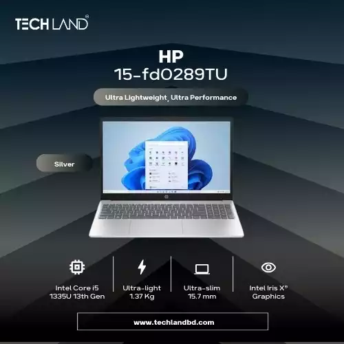 HP 15-fd0289TU Core i5 13th Gen 15.6-Inch FHD Backlit keyboard Laptop