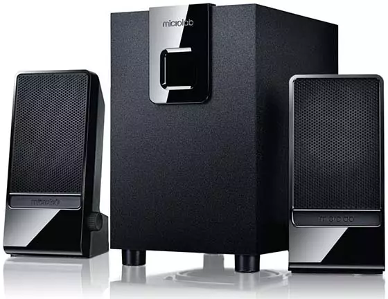 Microlab M100 2.1 Multimedia Speaker for PC and Multimedia Entertainment