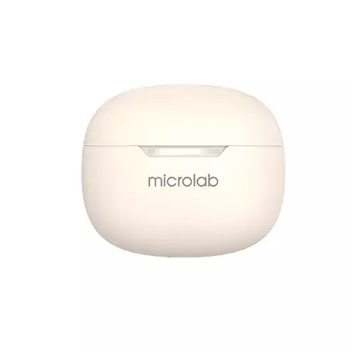 Microlab Wisepods 30 TWS Bluetooth Earbuds (Cream)-gallery-1