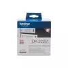 Brother Genuine DK-22251 Black and Red on White 62mm Label Roll-gallery-1