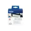 Brother DK-22205 (62mm x 30.4mm) Black on White Ribbon-gallery-1