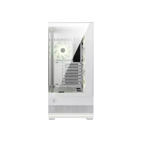 Msi MAG PANO 110R PZ ATX Mid Tower Gaming Case (White)-gallery-1