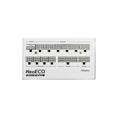Antec NE1000G M White 1000W ATX 80+ Gold Full Modular Power Supply-gallery-1